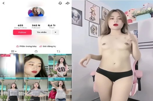 Con cu bị hấp dẫn bởi tiktoker sexy nhất