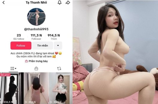 Sex Tà Thanh Nhi pussy is hairy